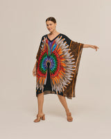 Kaftan Corto Cocar Negro- Viscose - Scarfme | Bufandas, Pañuelos, Chales, Turbantes