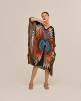 Kaftan Corto Cocar Negro- Viscose - Scarfme | Bufandas, Pañuelos, Chales, Turbantes