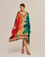 Kaftan Corto Penas Cocar - Viscose - Scarfme | Bufandas, Pañuelos, Chales, Turbantes