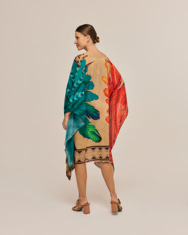 Kaftan Corto Penas Cocar - Viscose - Scarfme | Bufandas, Pañuelos, Chales, Turbantes