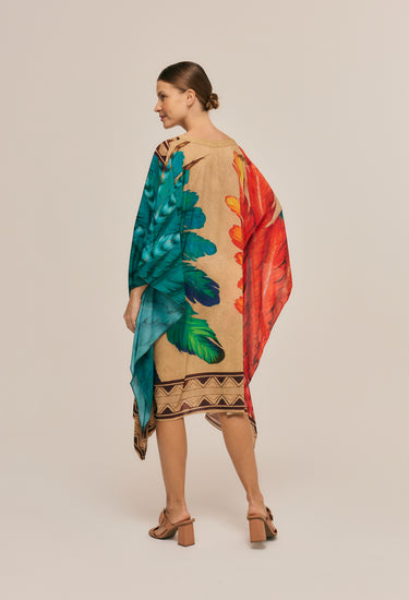 Kaftan Corto Penas Cocar - Viscose - Scarfme | Bufandas, Pañuelos, Chales, Turbantes