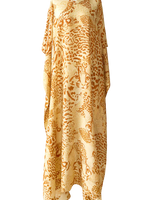 Kaftan Jaguatirica do Serrado- Largo en Seda - Scarfme | Bufandas, Pañuelos, Chales, Turbantes