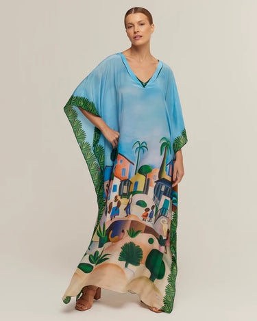 Kaftan Morro da Favela- Largo/ Seda - Scarfme | Bufandas, Pañuelos, Chales, Turbantes