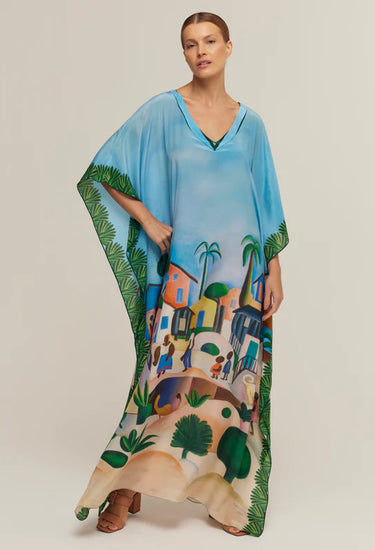 Kaftan Morro da Favela- Largo/ Seda - Scarfme | Bufandas, Pañuelos, Chales, Turbantes