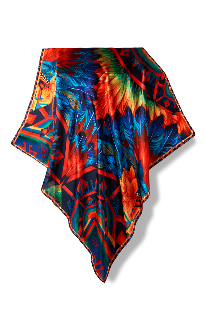 Max Pañuelo Amazonía Étnico- Mousseline de Seda/ 130x130 - Scarfme | Bufandas, Pañuelos, Chales, Turbantes