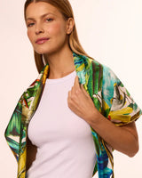 Pañuelo Araras do Brasil - Twill de Seda/ 90x90 - Scarfme | Bufandas, Pañuelos, Chales, Turbantes