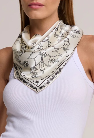 Pañuelo Bandana Gloriosa- Satén de Seda/ 65x65 - Scarfme | Bufandas, Pañuelos, Chales, Turbantes