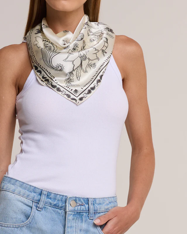 Pañuelo Bandana Gloriosa- Satén de Seda/ 65x65 - Scarfme | Bufandas, Pañuelos, Chales, Turbantes