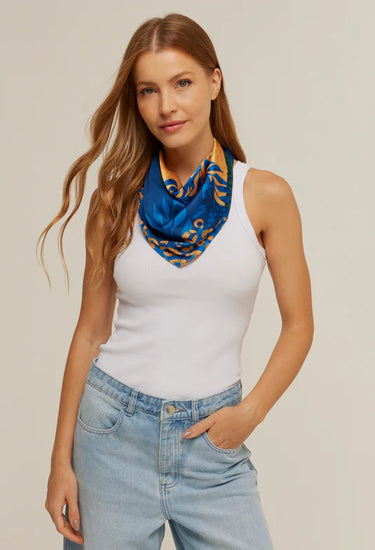 Pañuelo Brasil Animal Print - Twill de Seda/ 65x65 - Scarfme | Bufandas, Pañuelos, Chales, Turbantes