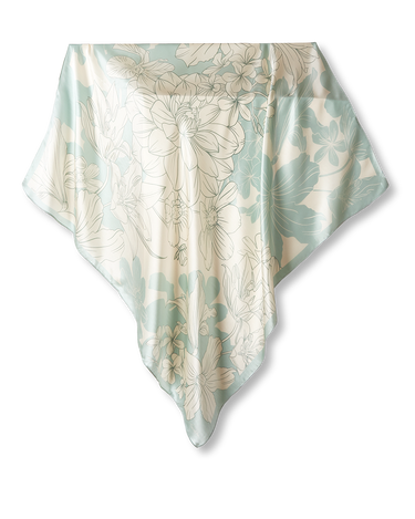 Pañuelo Brisa de Verão - Satén de Seda/ 90x90 - Scarfme | Bufandas, Pañuelos, Chales, Turbantes