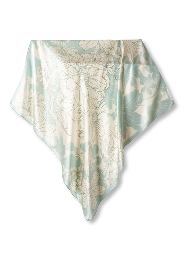Pañuelo Brisa de Verão - Satén de Seda/ 90x90 - Scarfme | Bufandas, Pañuelos, Chales, Turbantes