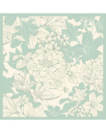 Pañuelo Brisa de Verão - Satén de Seda/ 90x90 - Scarfme | Bufandas, Pañuelos, Chales, Turbantes