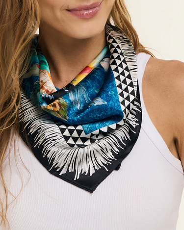 Pañuelo Cherokee- Twill de Seda/ 50x50 - Scarfme | Bufandas, Pañuelos, Chales, Turbantes