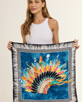 Pañuelo Cherokee- Twill de Seda/ 50x50 - Scarfme | Bufandas, Pañuelos, Chales, Turbantes