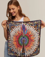 Pañuelo Cocar - Twill de Seda/ 65x65 - Scarfme | Bufandas, Pañuelos, Chales, Turbantes