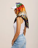 Pañuelo Cocar - Satén de Seda/ 90x90 - Scarfme | Bufandas, Pañuelos, Chales, Turbantes