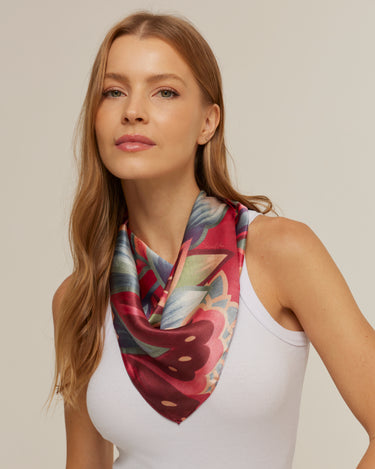 Pañuelo Destemor - Satén de Seda/ 65x65 - Scarfme | Bufandas, Pañuelos, Chales, Turbantes