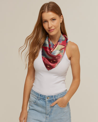 Pañuelo Destemor - Satén de Seda/ 65x65 - Scarfme | Bufandas, Pañuelos, Chales, Turbantes