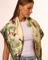 Pañuelo Fauna - Twill de Seda/ 90x90 - Scarfme | Bufandas, Pañuelos, Chales, Turbantes