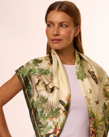 Pañuelo Fauna - Twill de Seda/ 90x90 - Scarfme | Bufandas, Pañuelos, Chales, Turbantes