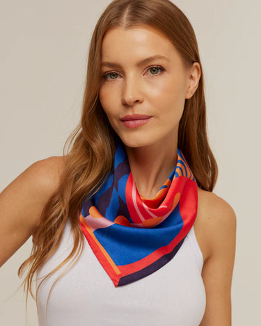 Pañuelo Fervo São Paulo- Satén de Poliester/ 50x50 - Scarfme | Bufandas, Pañuelos, Chales, Turbantes