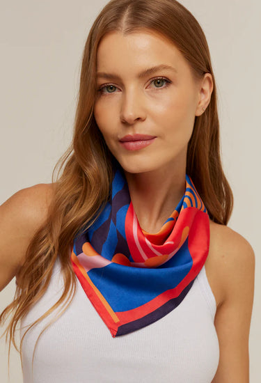 Pañuelo Fervo São Paulo- Satén de Poliester/ 50x50 - Scarfme | Bufandas, Pañuelos, Chales, Turbantes