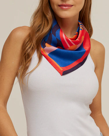 Pañuelo Fervo São Paulo- Satén de Poliester/ 50x50 - Scarfme | Bufandas, Pañuelos, Chales, Turbantes