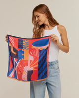 Pañuelo Fervo São Paulo- Satén de Poliester/ 50x50 - Scarfme | Bufandas, Pañuelos, Chales, Turbantes