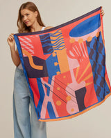 Pañuelo Fervo São Paulo- Satén de Poliester/ 90x90 - Scarfme | Bufandas, Pañuelos, Chales, Turbantes