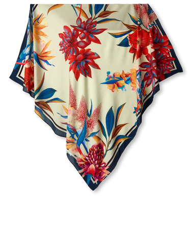 Pañuelo Turbante Floral Sunset- Viscose/ 90x90 - Scarfme | Bufandas, Pañuelos, Chales, Turbantes