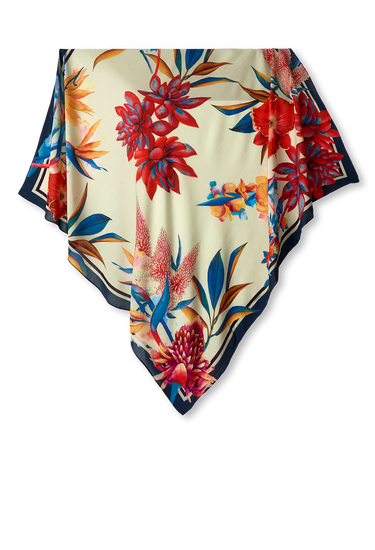 Pañuelo Turbante Floral Sunset- Viscose/ 90x90 - Scarfme | Bufandas, Pañuelos, Chales, Turbantes