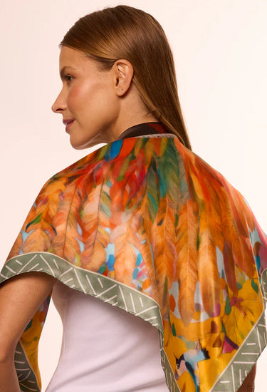 Pañuelo Toymanifesto Guardião da Natureza- Twill de Seda/ 90x90