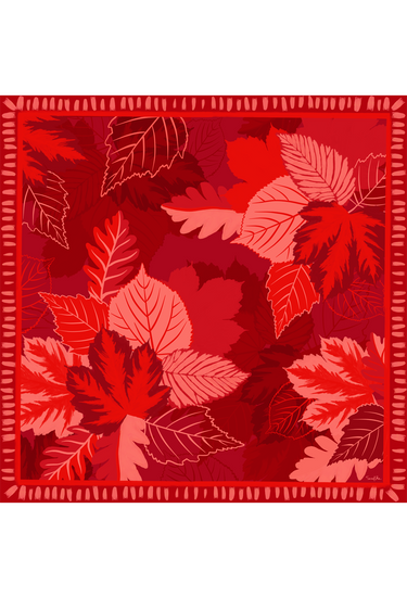 Pañuelo Intensidade Rojo- Satén de Poliester/ 40x40