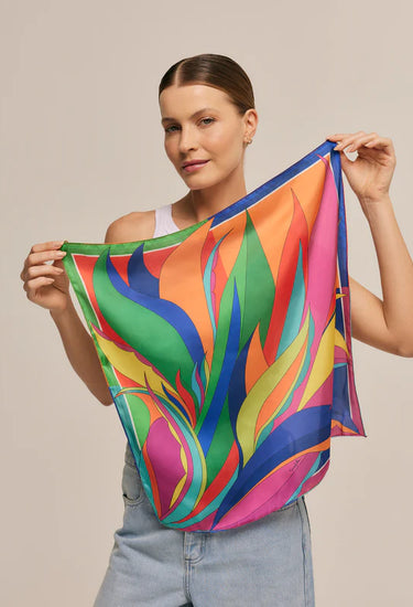 Pañuelo Neiva - Satén de Poliester/ 50x50 - Scarfme | Bufandas, Pañuelos, Chales, Turbantes