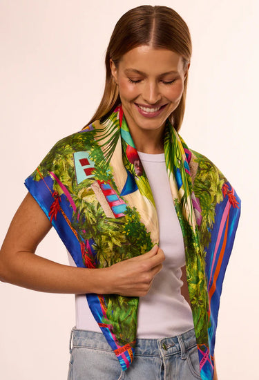 Pañuelo Nordeste - Twill de Seda/ 90x90 - Scarfme | Bufandas, Pañuelos, Chales, Turbantes