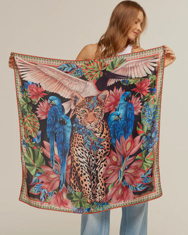 Pañuelo Pantanal - Twill de Seda/ 90x90 - Scarfme | Bufandas, Pañuelos, Chales, Turbantes