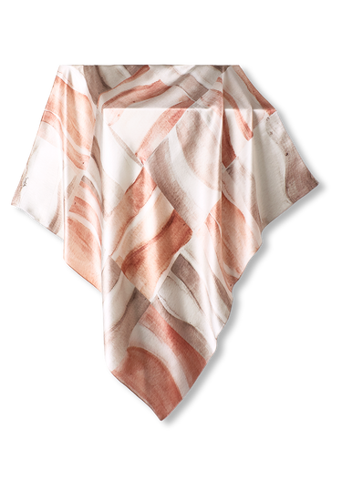 Pañuelo Patchwork Terroso- Twill de Seda/ 90x90 - Scarfme | Bufandas, Pañuelos, Chales, Turbantes