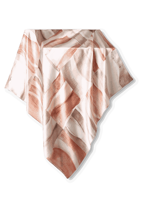 Pañuelo Patchwork Terroso- Twill de Seda/ 90x90 - Scarfme | Bufandas, Pañuelos, Chales, Turbantes