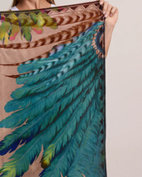 Pañuelo Penas Cocar - Satén de Seda/ 90x90 - Scarfme | Bufandas, Pañuelos, Chales, Turbantes