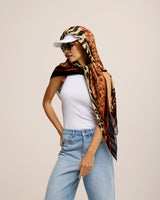 Max Pañuelo Print Selvagem- Mousseline de Seda/ 130x130 - Scarfme | Bufandas, Pañuelos, Chales, Turbantes