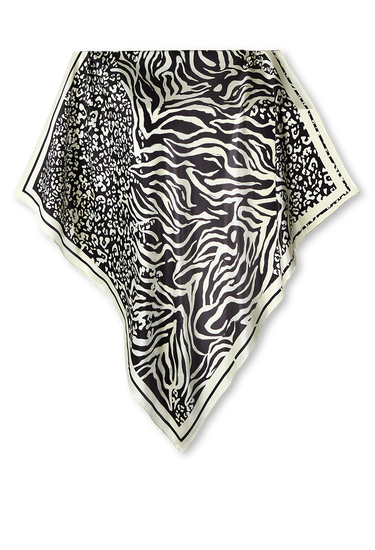 Pañuelo Print Selvagem- Satén de Seda/ 90x90 - Scarfme | Bufandas, Pañuelos, Chales, Turbantes
