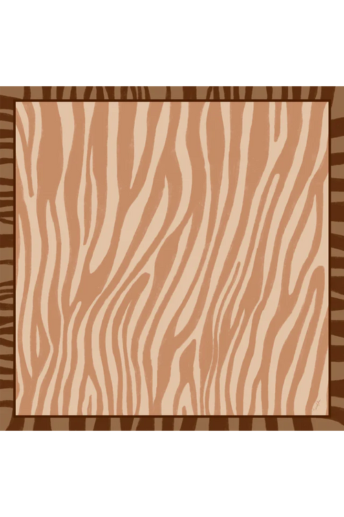 Pañuelo Face Strips- Satén de Seda/ 65x65