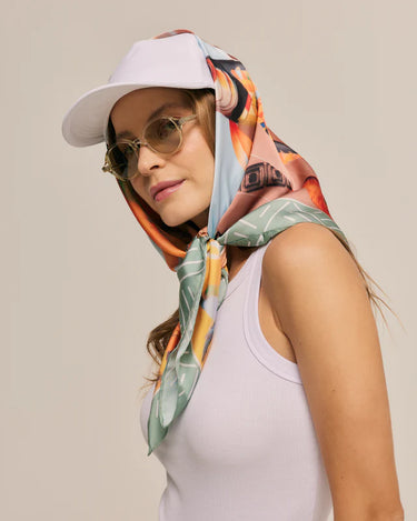 Pañuelo Toymanifesto Guardião da Natureza- Twill de Seda/ 90x90 - Scarfme | Bufandas, Pañuelos, Chales, Turbantes