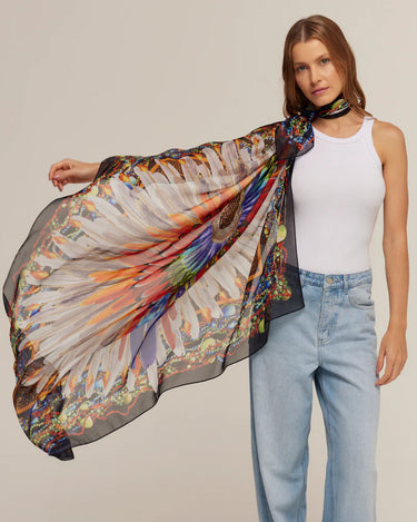 Max Pañuelo Cocar- Mousseline de Poliester/ 130x130 - Scarfme | Bufandas, Pañuelos, Chales, Turbantes