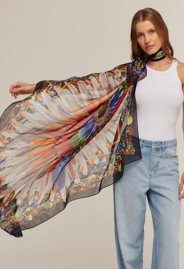 Max Pañuelo Cocar- Mousseline de Poliester/ 130x130 - Scarfme | Bufandas, Pañuelos, Chales, Turbantes