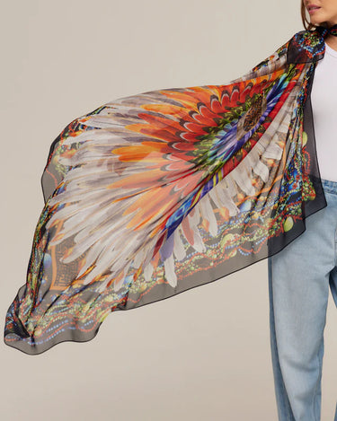 Max Pañuelo Cocar- Mousseline de Poliester/ 130x130 - Scarfme | Bufandas, Pañuelos, Chales, Turbantes