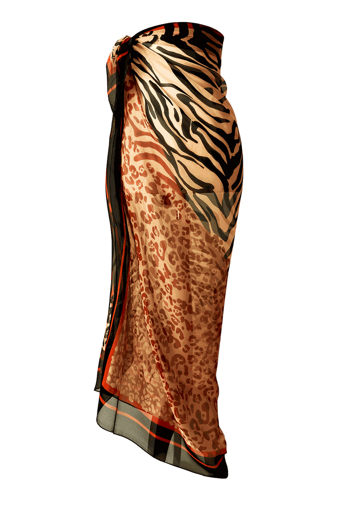 Max Pañuelo Print Selvagem- Mousseline de Seda/ 130x130 - Scarfme | Bufandas, Pañuelos, Chales, Turbantes