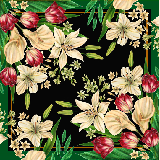 Max Pañuelo Daniela- Mousseline de Seda/ 130x130 - Scarfme | Bufandas, Pañuelos, Chales, Turbantes