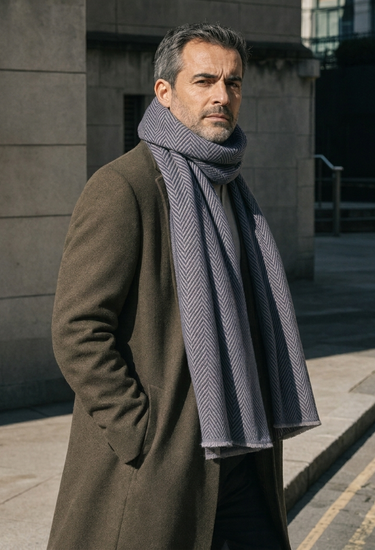 Cashmere Espina de Pez Marino