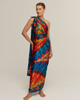 Pareo Amazonía Indígena - Satén de Seda/ 130x200 - Scarfme | Bufandas, Pañuelos, Chales, Turbantes